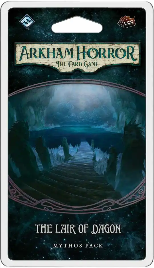 Portada Arkham Horror: The Card Game – The Lair of Dagon: Mythos Pack Jeremy Zwirn