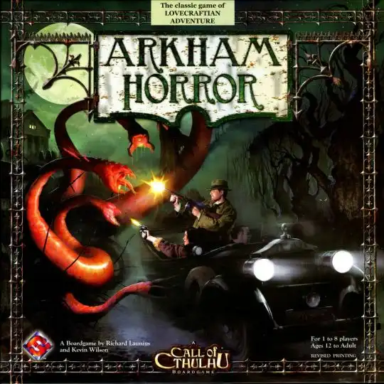 Portada Arkham Horror Tema: Mitos de Cthulhu