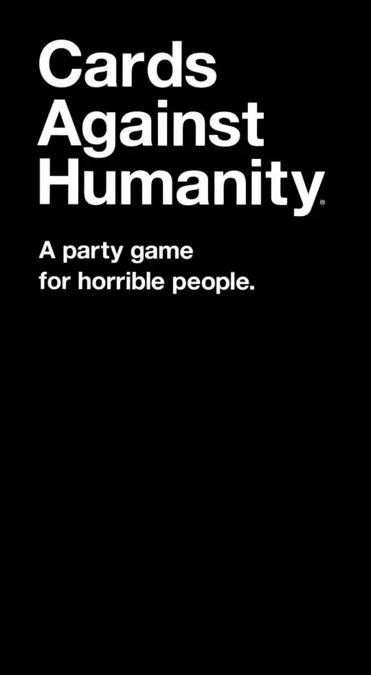 Portada Cards Against Humanity David Munk