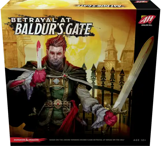 Portada Betrayal at Baldur's Gate Hasbro