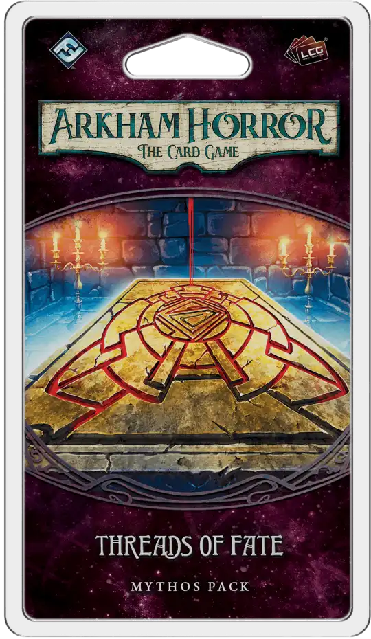 Portada Arkham Horror: The Card Game – Threads of Fate: Mythos Pack MJ Newman