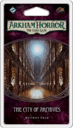 Portada Arkham Horror: The Card Game – The City of Archives: Mythos Pack