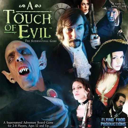 Portada A Touch of Evil: The Supernatural Game Jason C. Hill