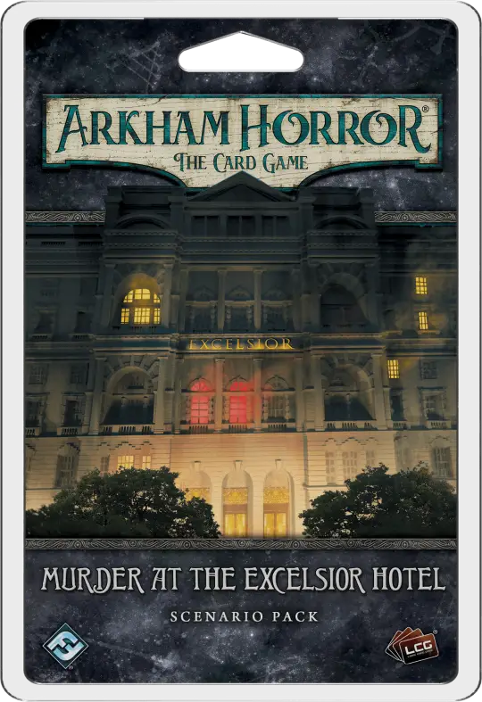 Portada Arkham Horror: The Card Game – Murder at the Excelsior Hotel: Scenario Pack Matthew J. Newman