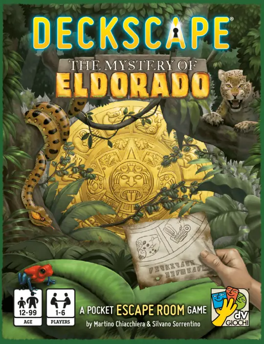 Portada Deckscape: The Mystery of Eldorado Silvano Sorrentino