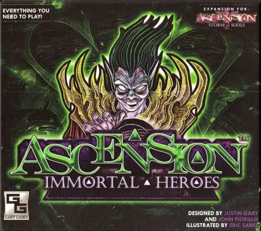 Portada Ascension: Immortal Heroes Justin Gary