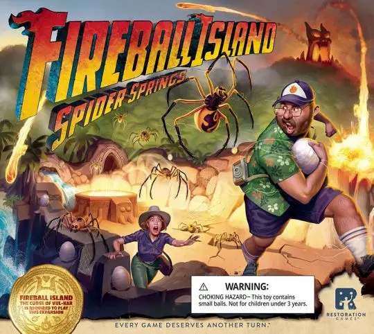 Portada Fireball Island: The Curse of Vul-Kar – Spider Springs 