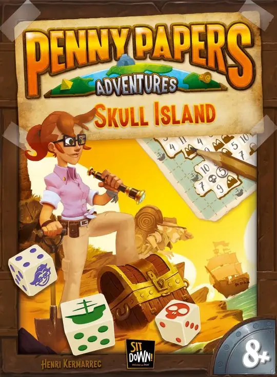 Portada Penny Papers Adventures: Skull Island Henri Kermarrec