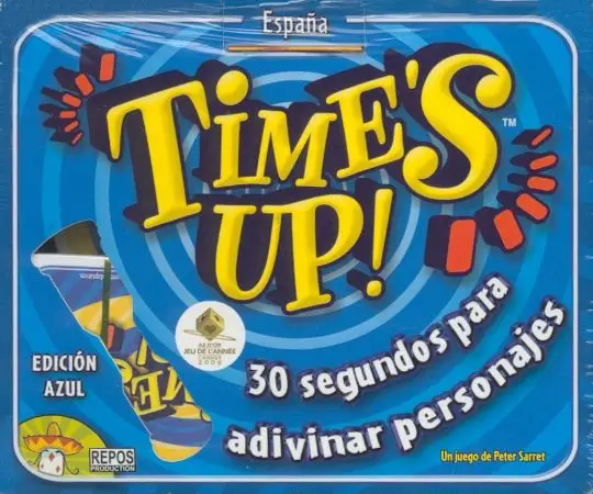 Portada Time's Up! Edición Azul Peter Sarrett