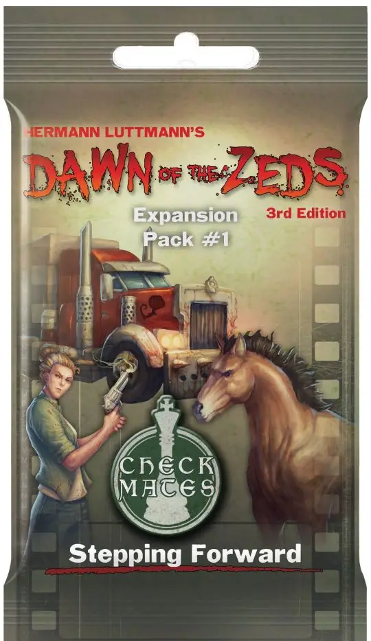 Portada Dawn of the Zeds (Third Edition): Expansion Pack #1 – Stepping Forward Hermann Luttmann