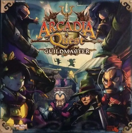Portada Arcadia Quest: Guildmaster Kickstarter Heroes 