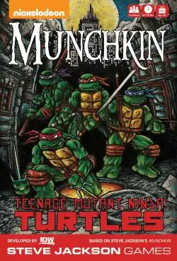 Portada Munchkin Teenage Mutant Ninja Turtles