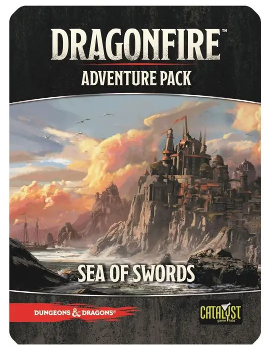 Portada Dragonfire: Adventures – Sea of Swords Randall N. Bills