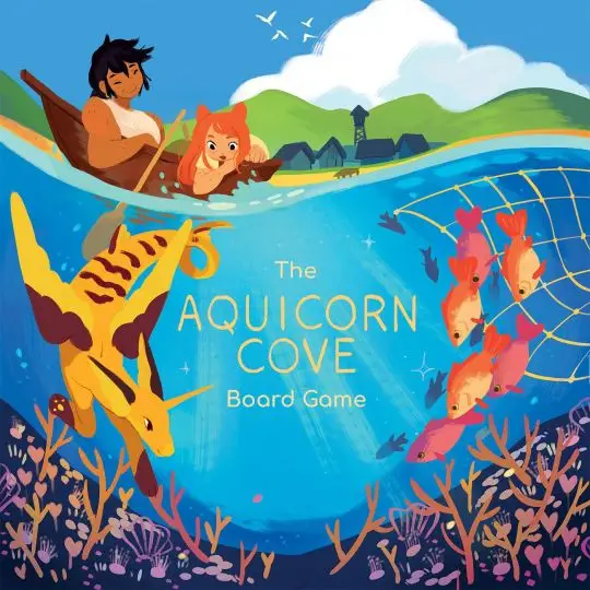 Portada The Aquicorn Cove Board Game Tim Eisner