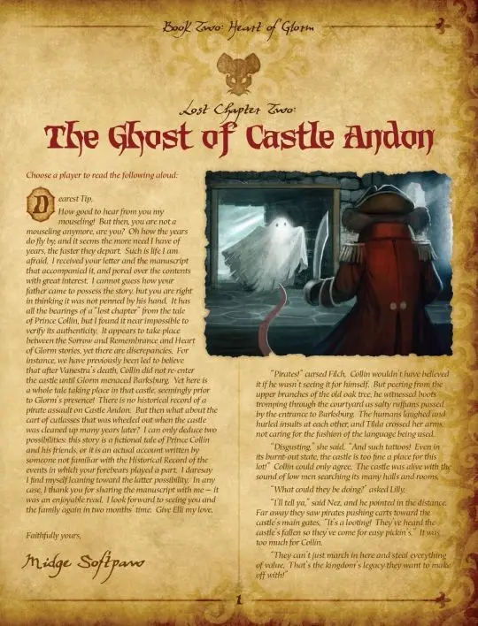 Portada Mice and Mystics: Lost Chapter – The Ghost of Castle Andon 