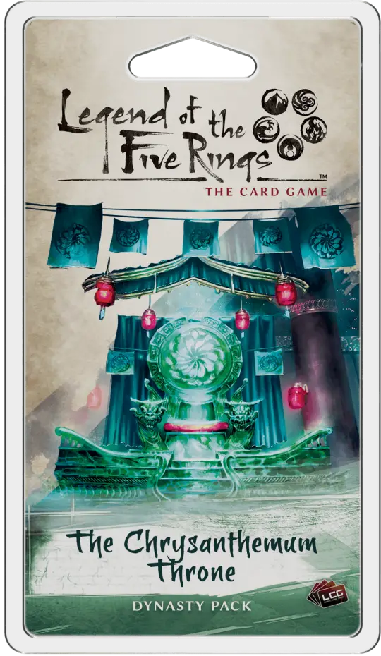 Portada Legend of the Five Rings: The Card Game – The Chrysanthemum Throne 