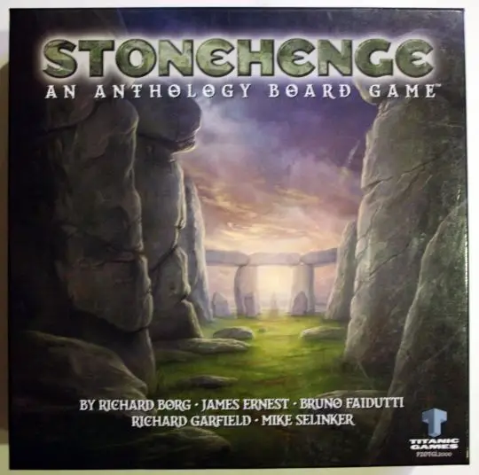 Portada Stonehenge: An Anthology Board Game Mike Selinker
