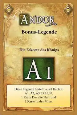 Portada Legends of Andor: The King's Escort