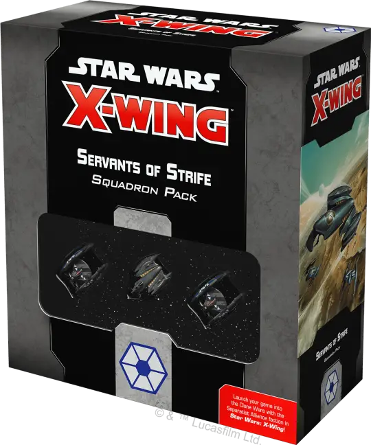 Portada Star Wars: X-Wing (Second Edition) – Servants of Strife Squadron Pack 