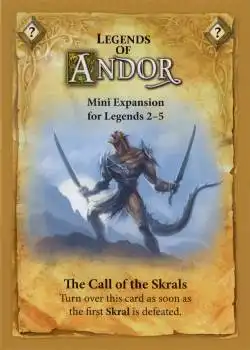 Portada Legends of Andor: Call of the Skrals