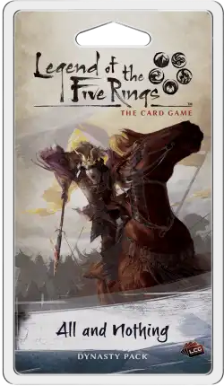 Portada Legend of the Five Rings: The Card Game – All and Nothing