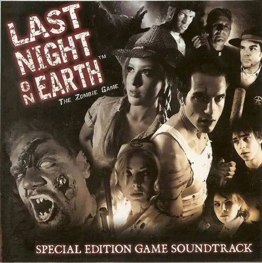 Portada Last Night on Earth Special Edition Soundtrack CD 