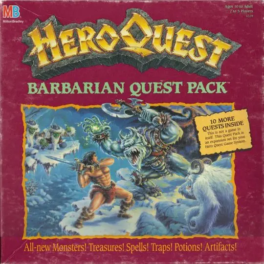 Portada HeroQuest: Barbarian Quest Pack 
