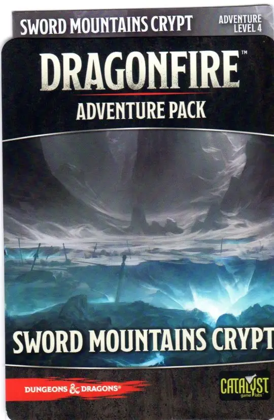 Portada Dragonfire: Adventures – Sword Mountains Crypt Randall N. Bills