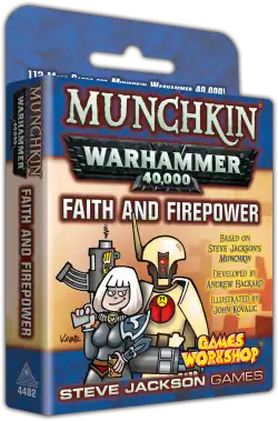 Portada Munchkin Warhammer 40,000: Faith and Firepower