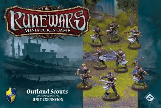 Portada Runewars Miniatures Game: Outland Scouts – Unit Expansion