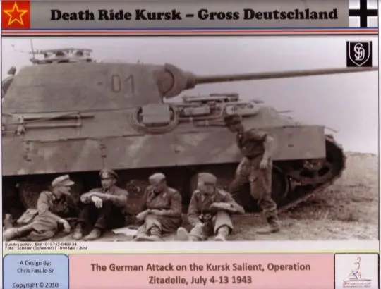 Portada Death Ride Kursk: Gross Deutschland Ciudades: Kursk (Rusia)