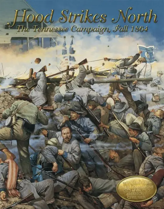 Portada Hood Strikes North: The Tennessee Campaign, Fall 1864 Serie: Grandes Campañas de la Guerra Civil Americana (Avalon Hill/MMP)