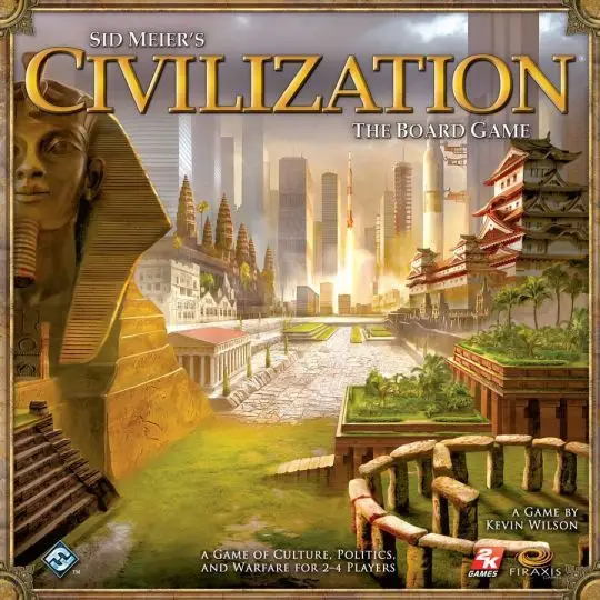 Portada Sid Meier's Civilization: The Board Game Kevin Wilson