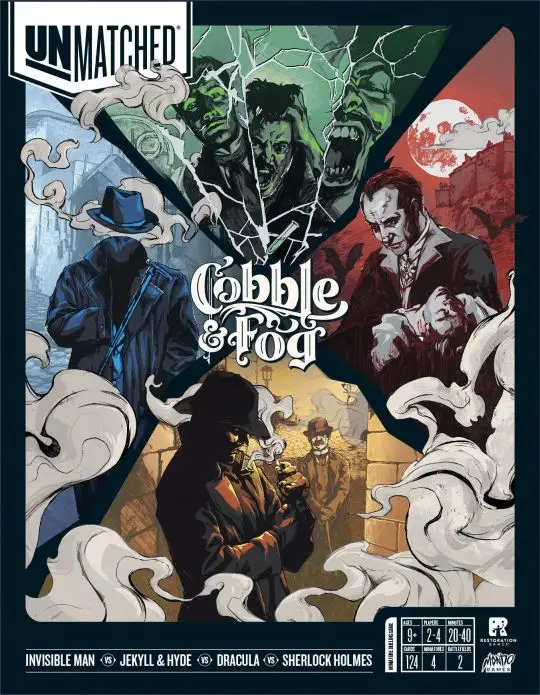 Portada Unmatched: Cobble & Fog Rob Daviau