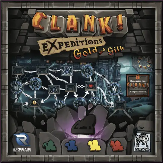 Portada Clank! Expeditions: Gold and Silk Criaturas: Dragones