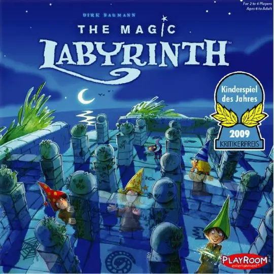 Portada The Magic Labyrinth Componentes: Caja de juego utilizada en el juego