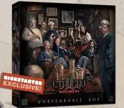 Portada Cthulhu: Death May Die – Unspeakable Box