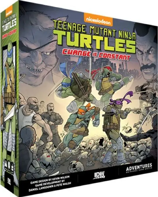Portada Teenage Mutant Ninja Turtles Adventures: Change is Constant Tema: Ninjas