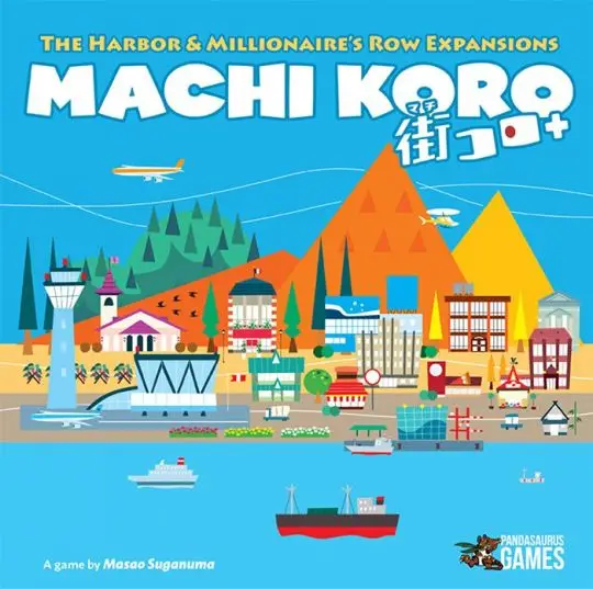 Portada Machi Koro: The Harbor & Millionaire's Row Expansions Masao Suganuma