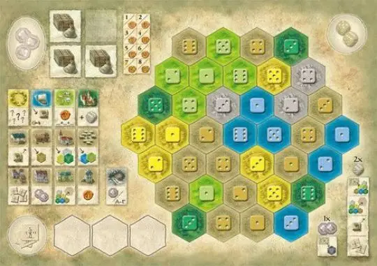 Portada The Castles of Burgundy: 3rd Expansion – German Board Game Championship Board 2013 