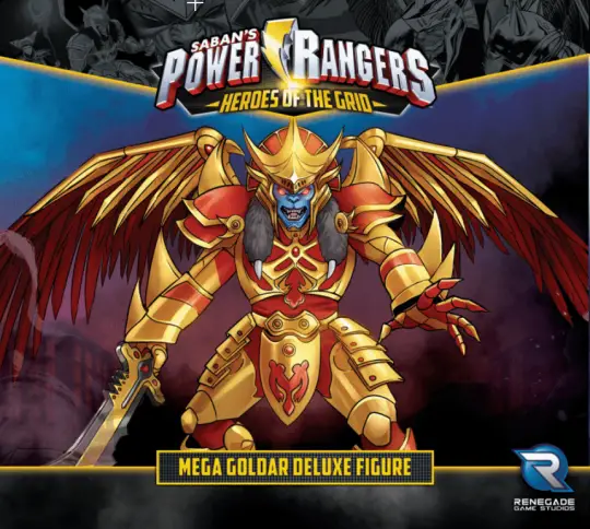Portada Power Rangers: Heroes of the Grid – Mega Goldar Deluxe Figure 