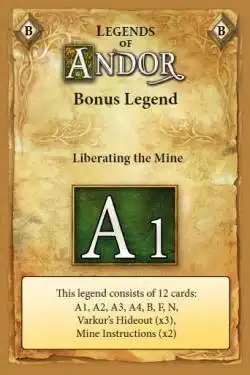Portada Legends of Andor: Liberating the Mine