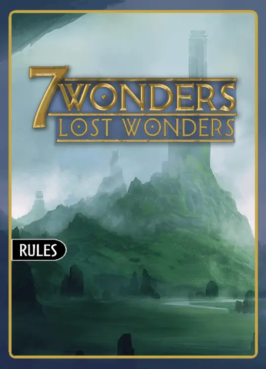 Portada Lost Wonders (fan expansion for 7 Wonders) 