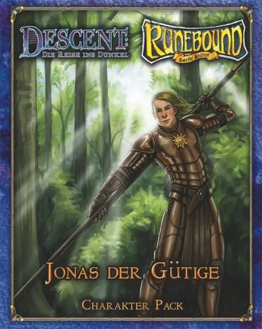 Portada Descent / Runebound / Runewars Figure: Jonas the Kind 