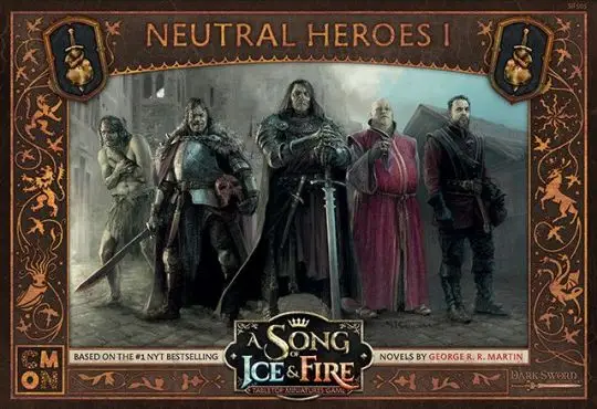 Portada A Song of Ice & Fire: Tabletop Miniatures Game – Neutral Heroes I 