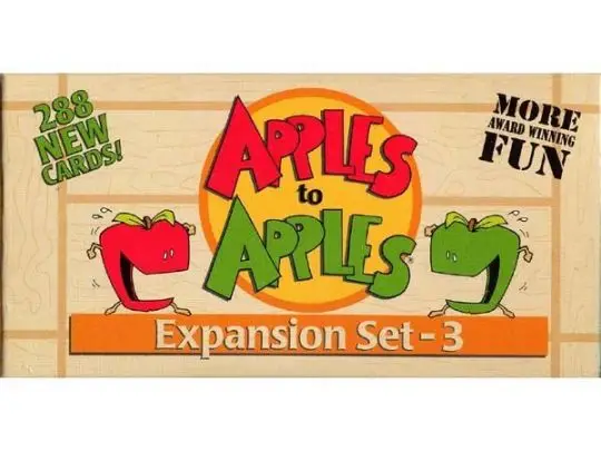 Portada Apples to Apples: Expansion Set #3 