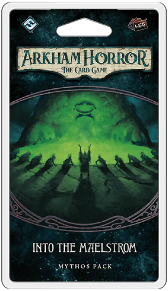 Portada Arkham Horror: The Card Game – Into the Maelstrom: Mythos Pack Jeremy Zwirn