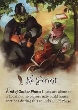 Portada The Grimm Forest: No Permit Promo Card