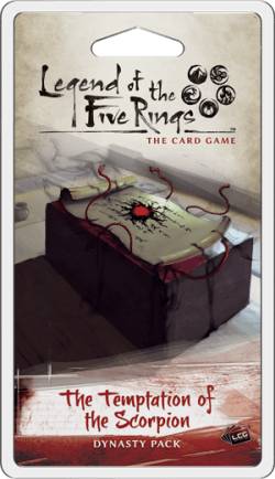 Portada Legend of the Five Rings: The Card Game – The Temptation of the Scorpion
