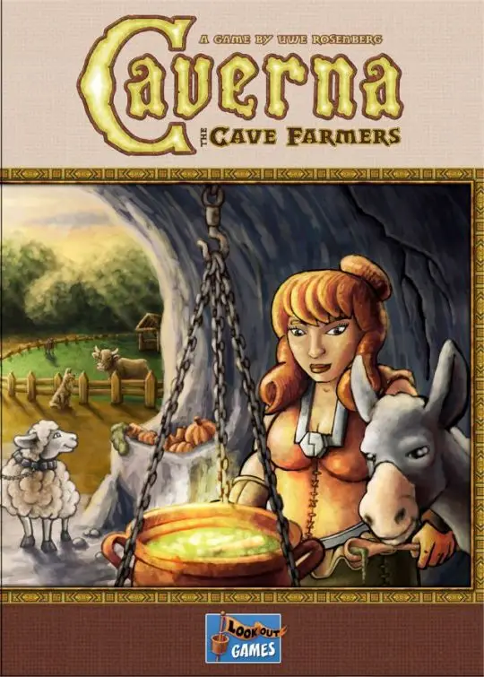 Portada Caverna: The Cave Farmers Componentes: Meeples (Animales) / Animeeples